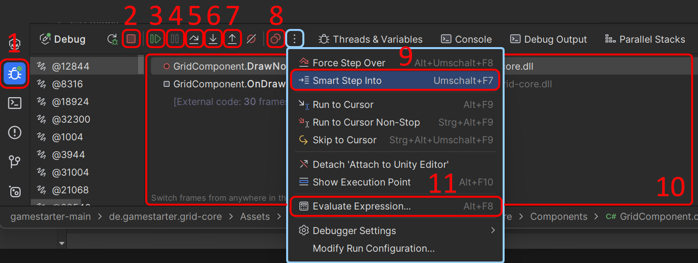 Basic Rider Debugging Tools